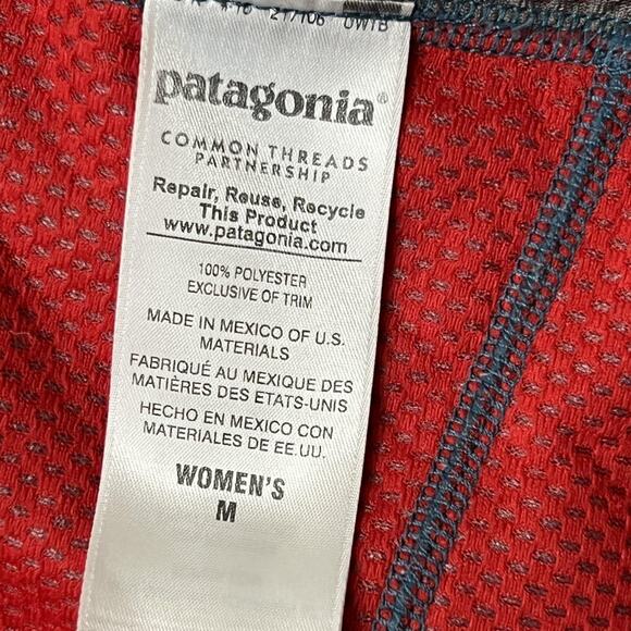 Patagonia Vest Womens Medium Blue Retro X Fleece Sherpa Zip Pockets Outdoor - Picture 7 of 11